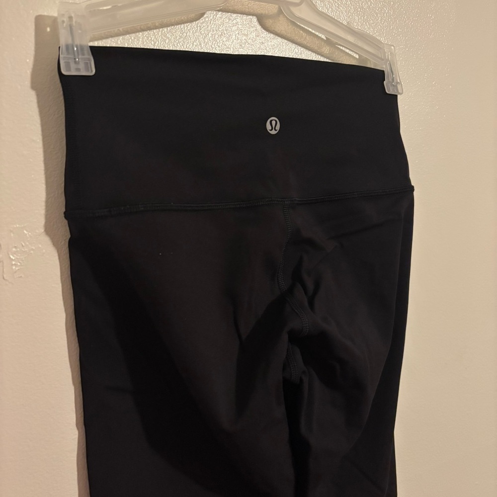 lululemon black leggings - size 4